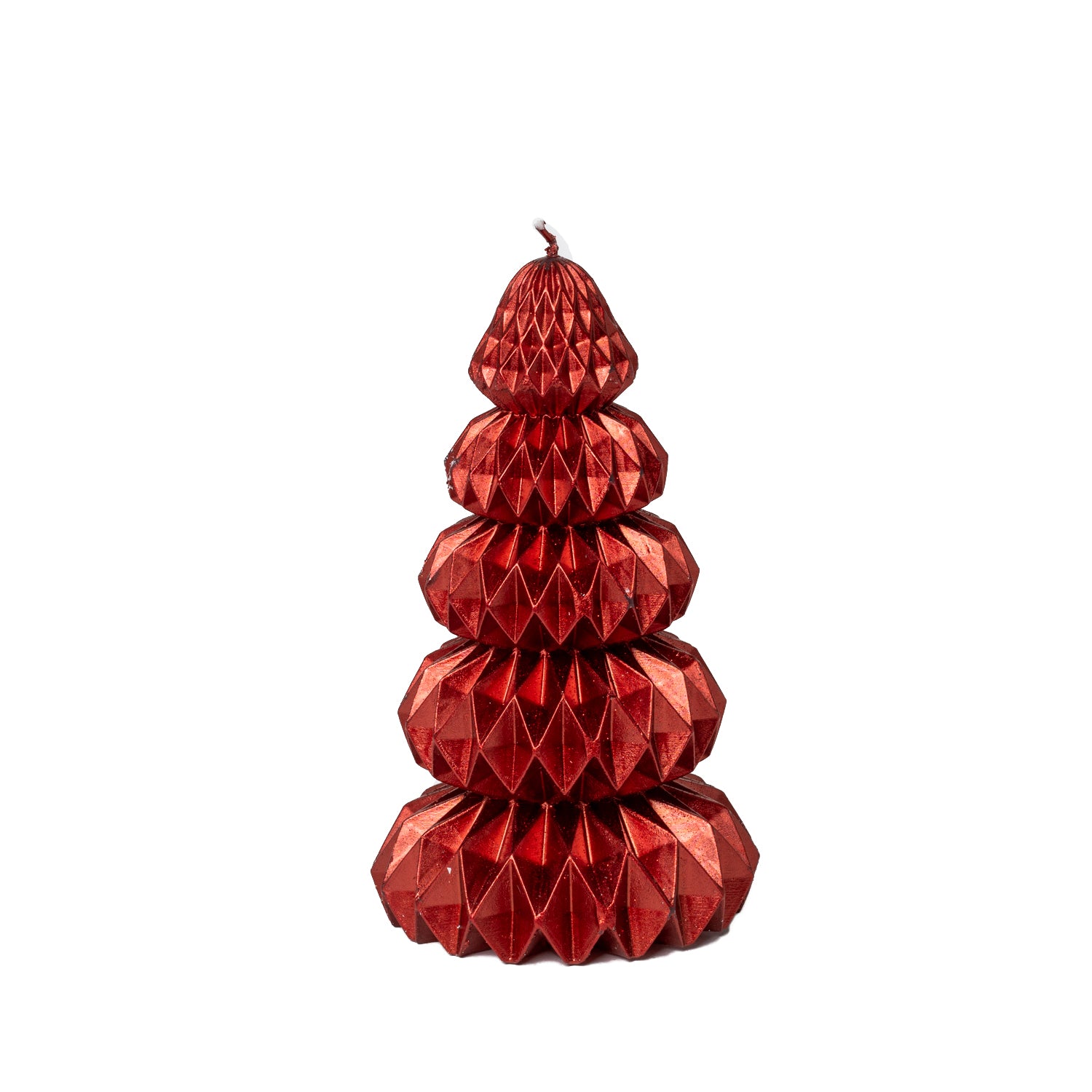 Candela Albero rossa nido d'ape