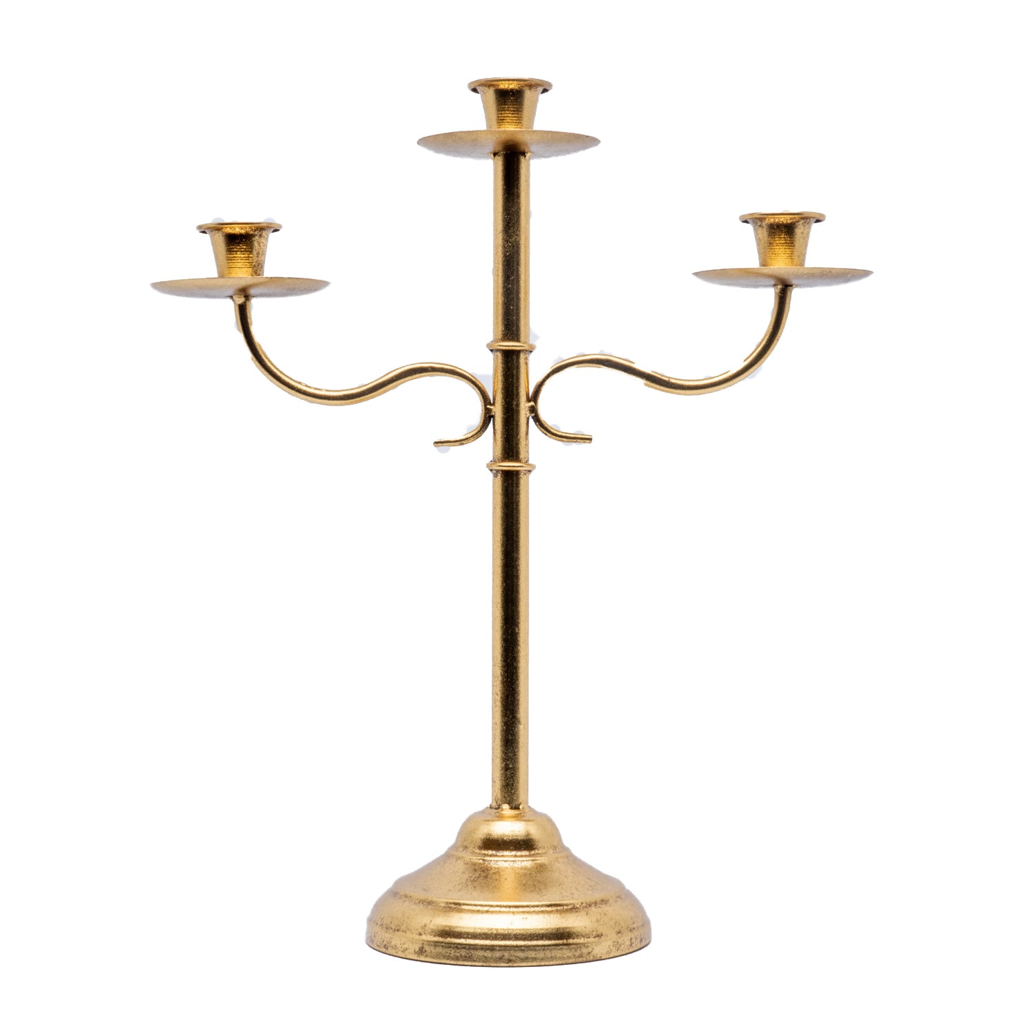 Candelabro oro Maraja 3 fiamme