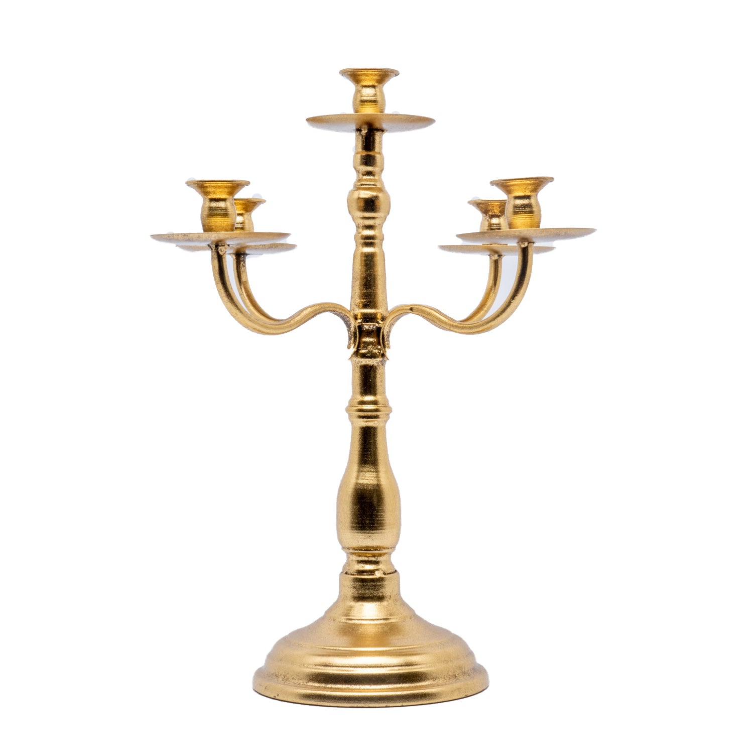 Candelabro oro Maraja 5 fiamme