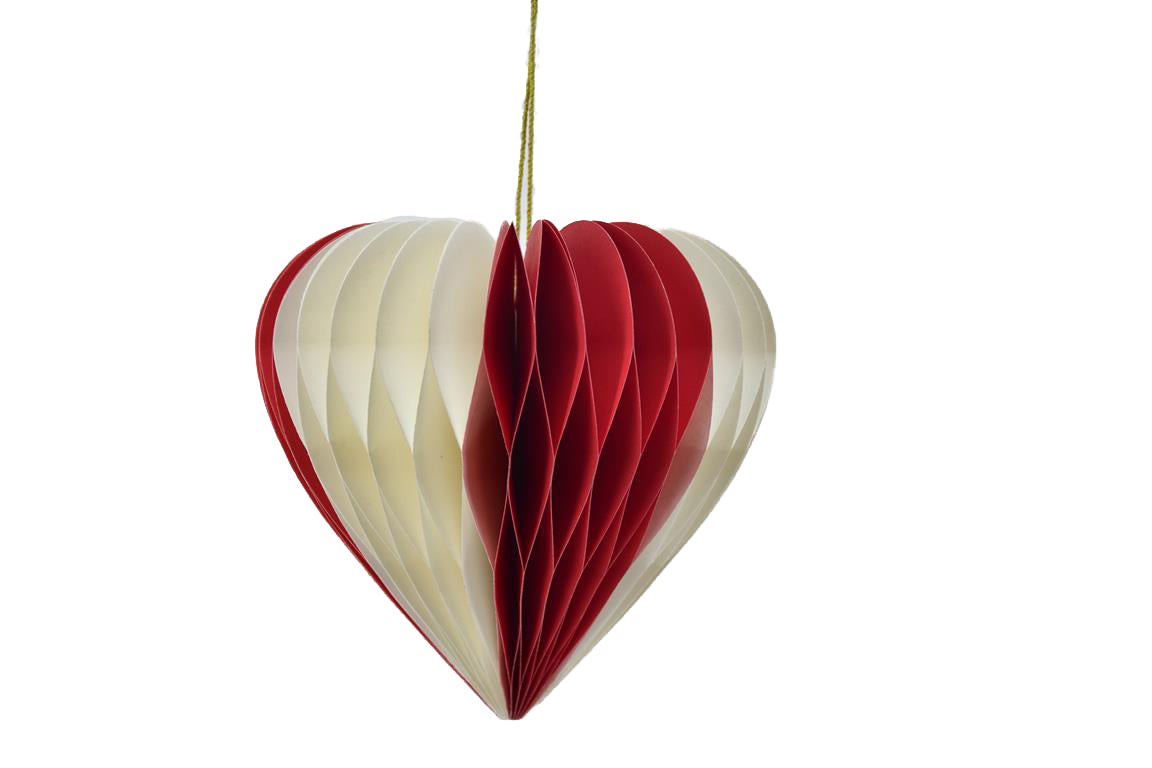 Decorazione Cuore Origami