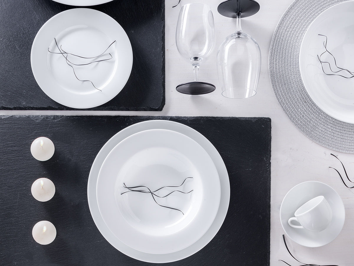 Set 6 piatti Ala Bianco