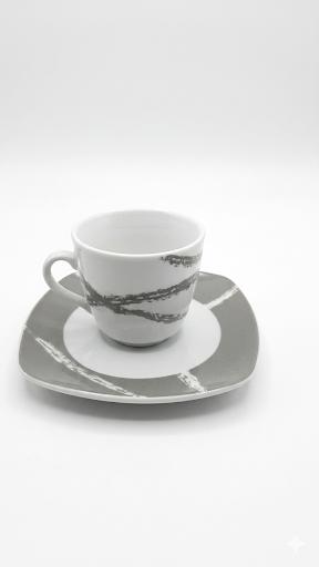 Servizio caffè Sandy tortora - 6pz