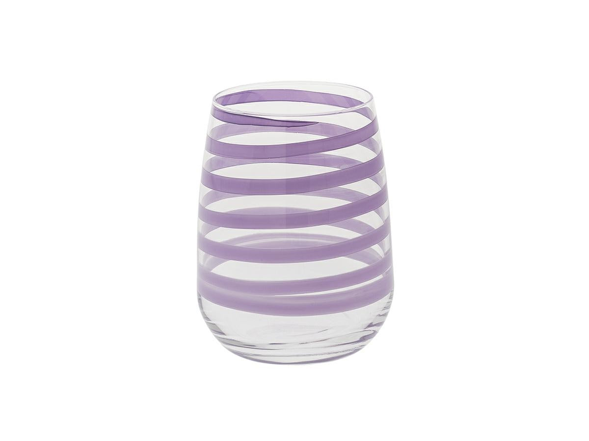 Malva Lavender water glass