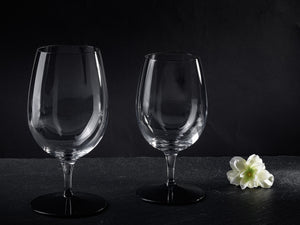 Goblet Water Mirto With Black Stem