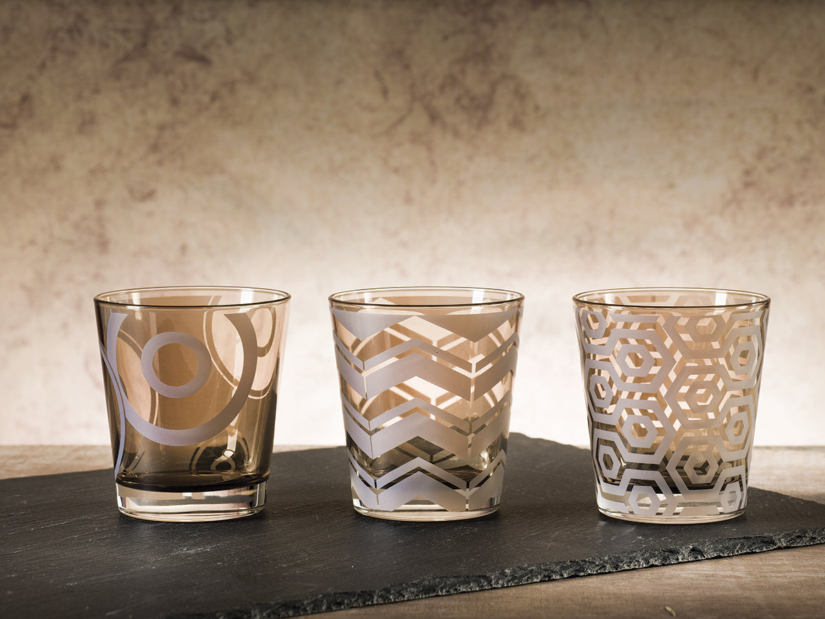 Bicchiere Acqua Lisbona tortora