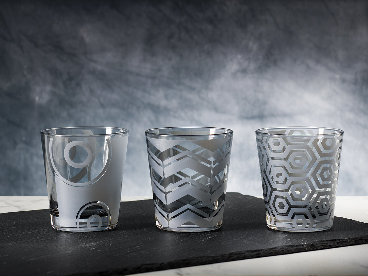 Bicchiere Acqua Lisbona grigio