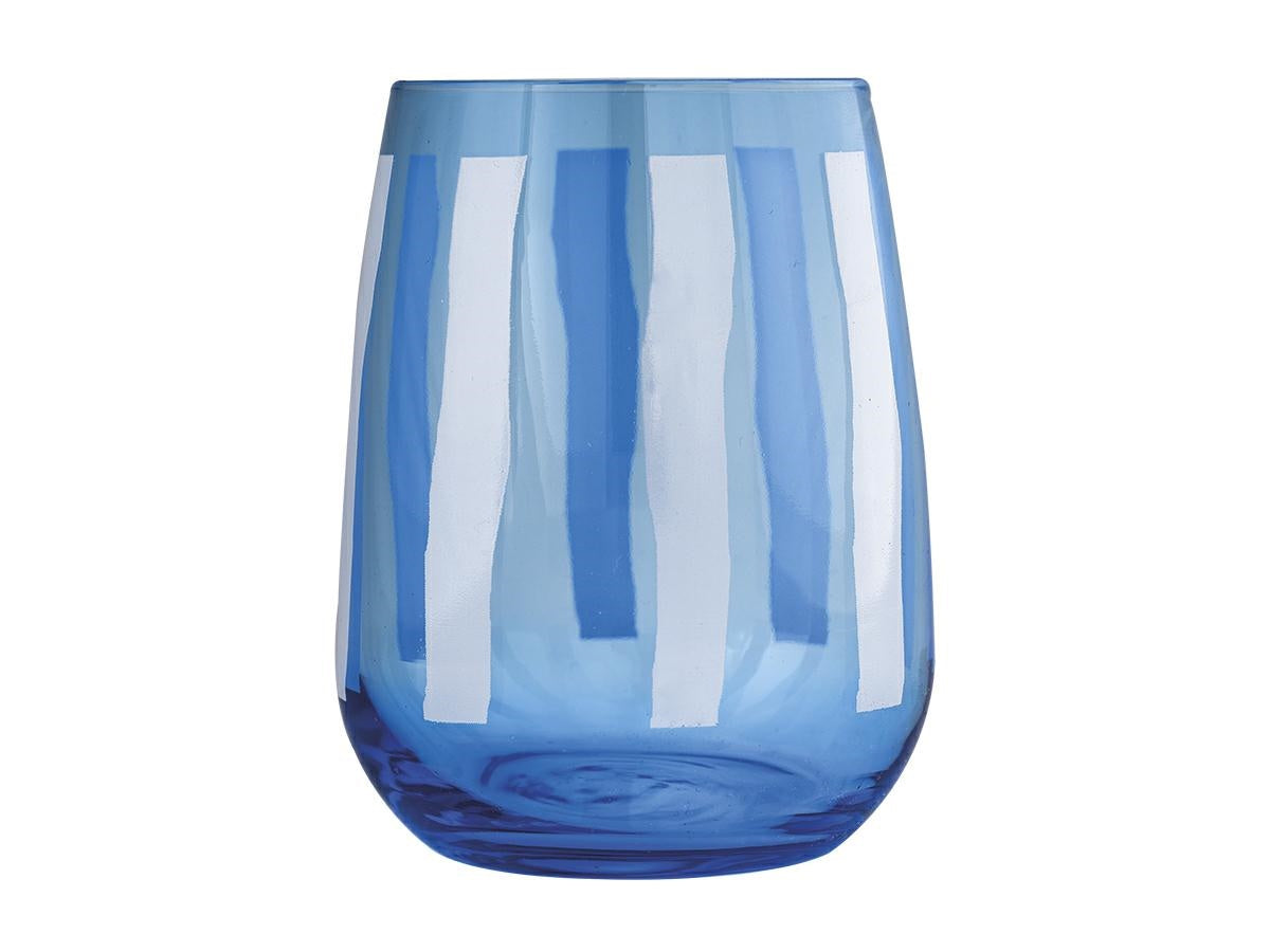 Bicchiere Acqua Fior di loto blu