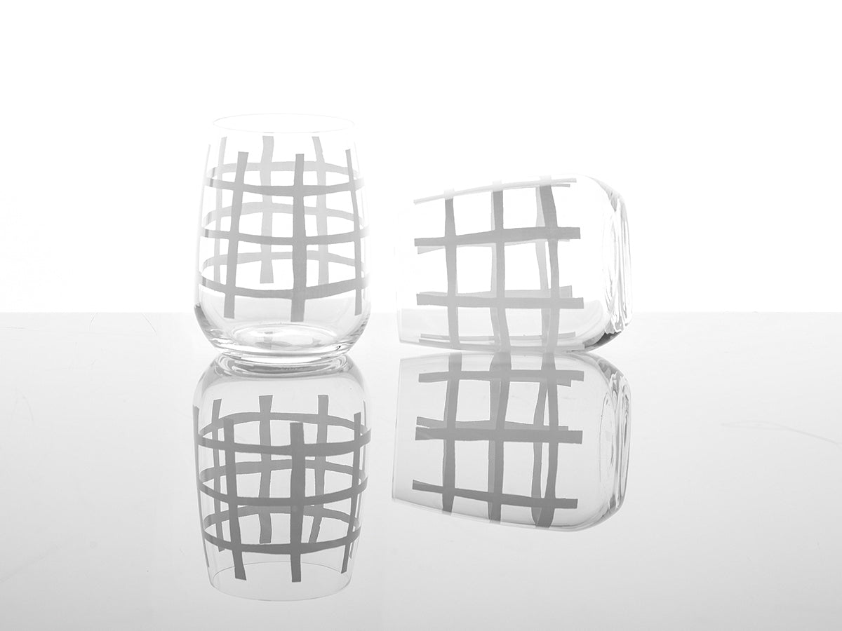 Bicchiere Acqua Muschio bianco