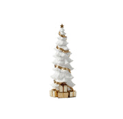 Albero con pacchi Noel oro