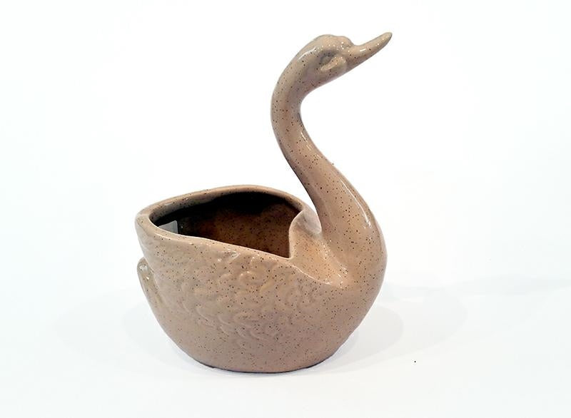 Porta piante Cigno Mediterraneo tortora