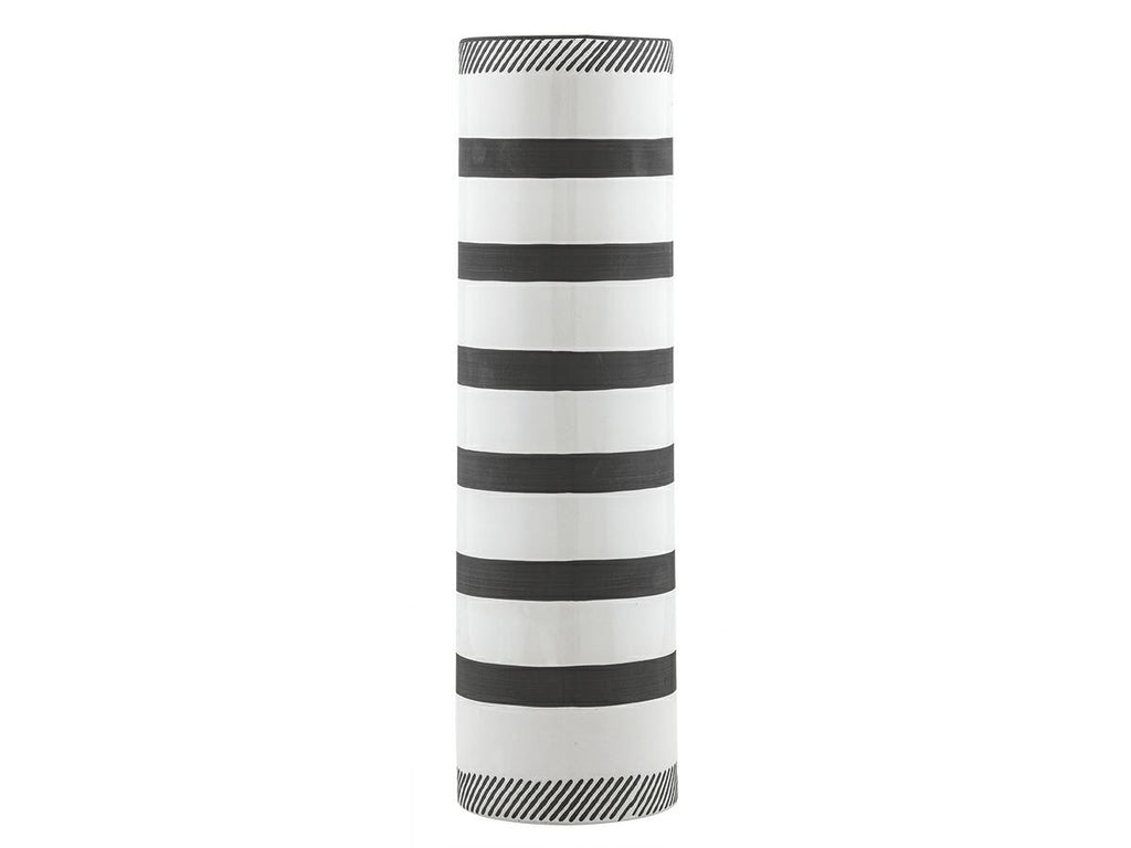 Vase Cylinder Samsara Small Black&White