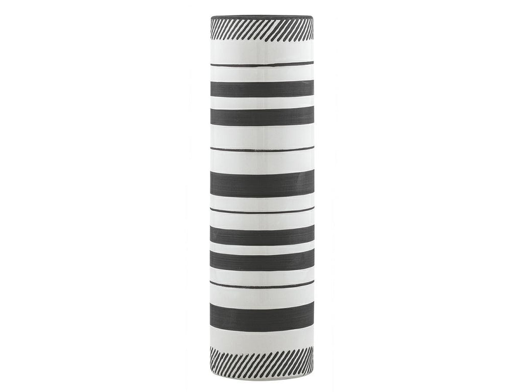 Vase Cylinder Samsara Medium Black&White