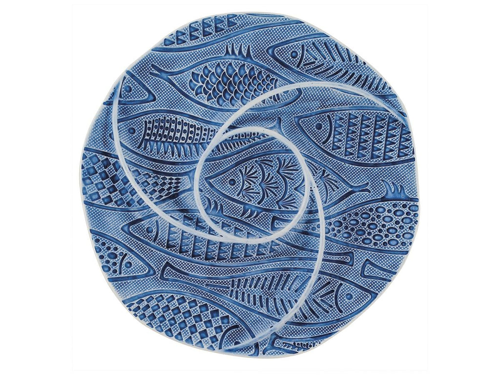 Serving Plate With Compartments Maris Blu