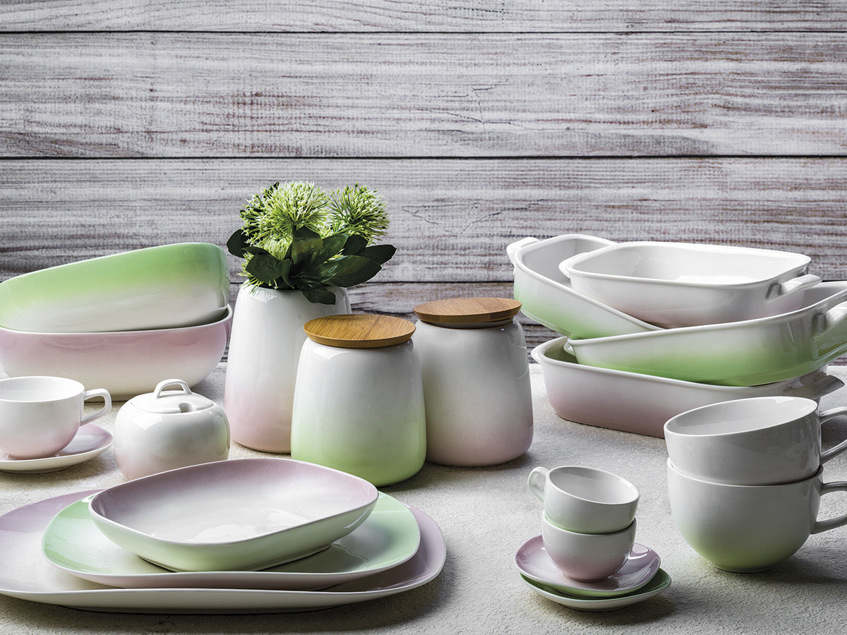 Servizio caffè primavera verde - 6pz