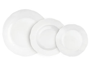 Servizio piatti Camomilla bianco - set da 6 completo