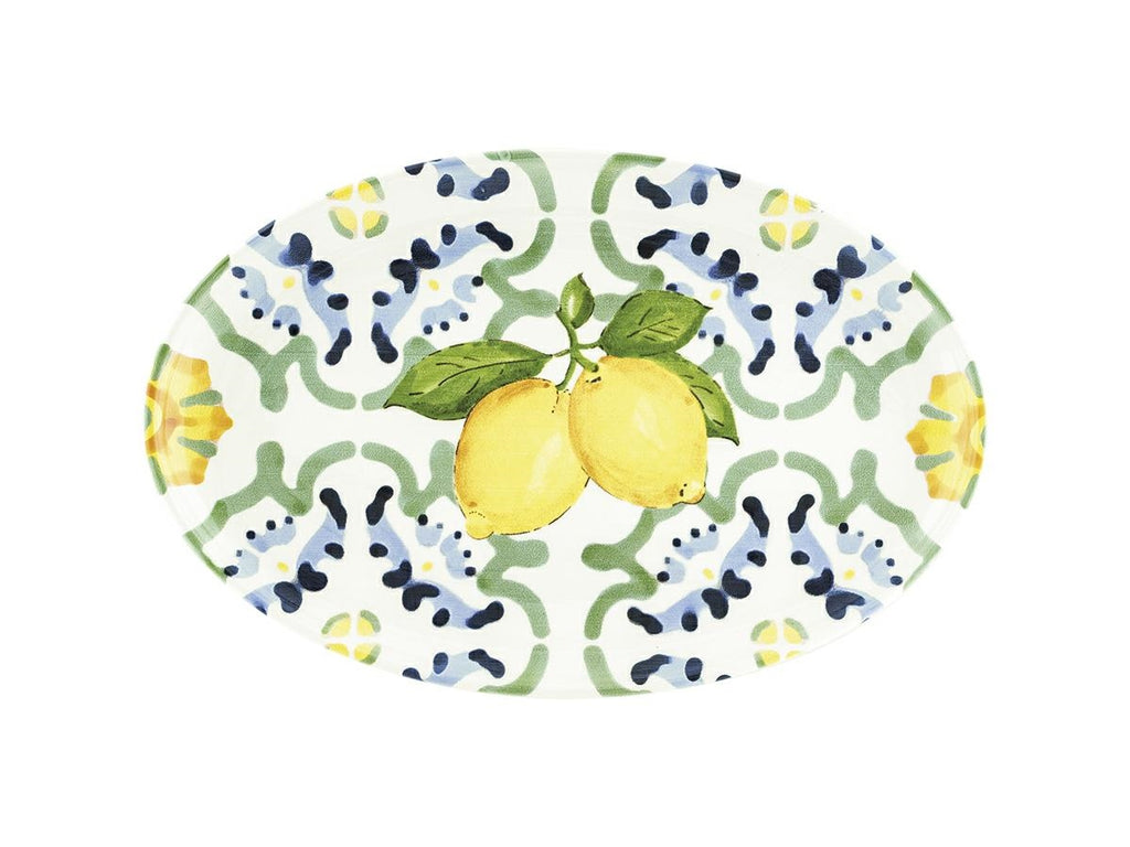 Oval serving plate Amalfi
