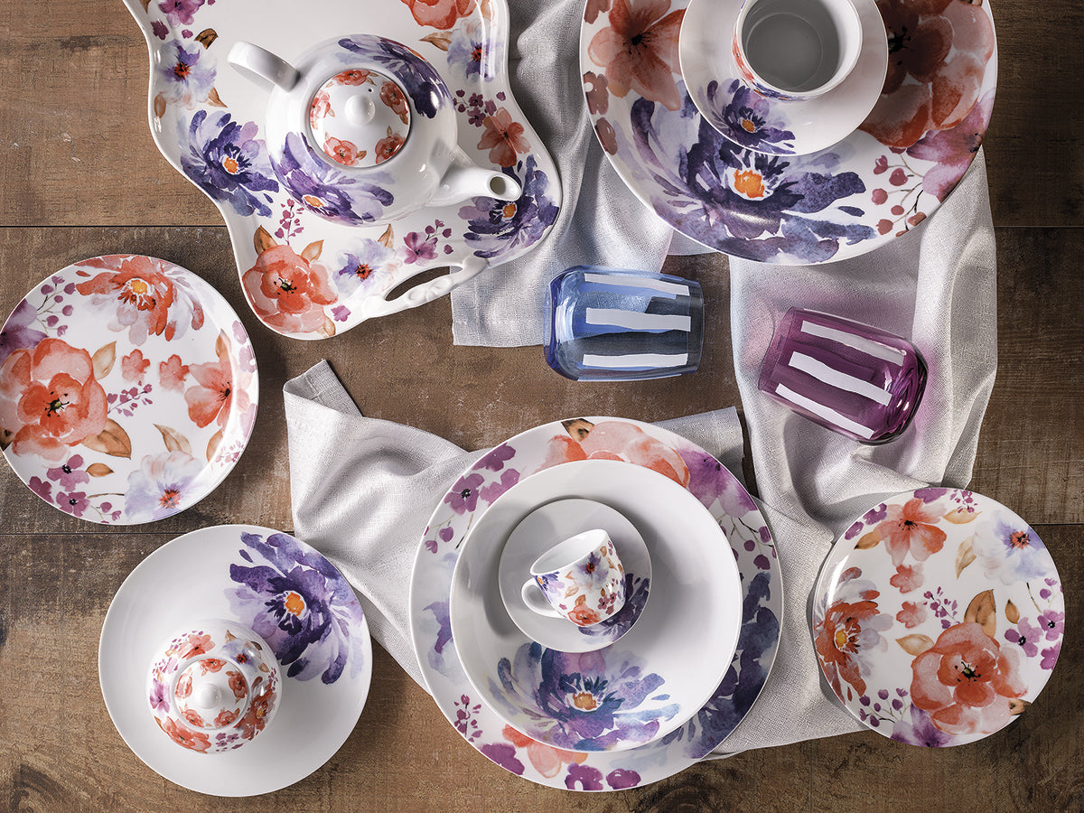 Peonia dinner set - complete set for 6