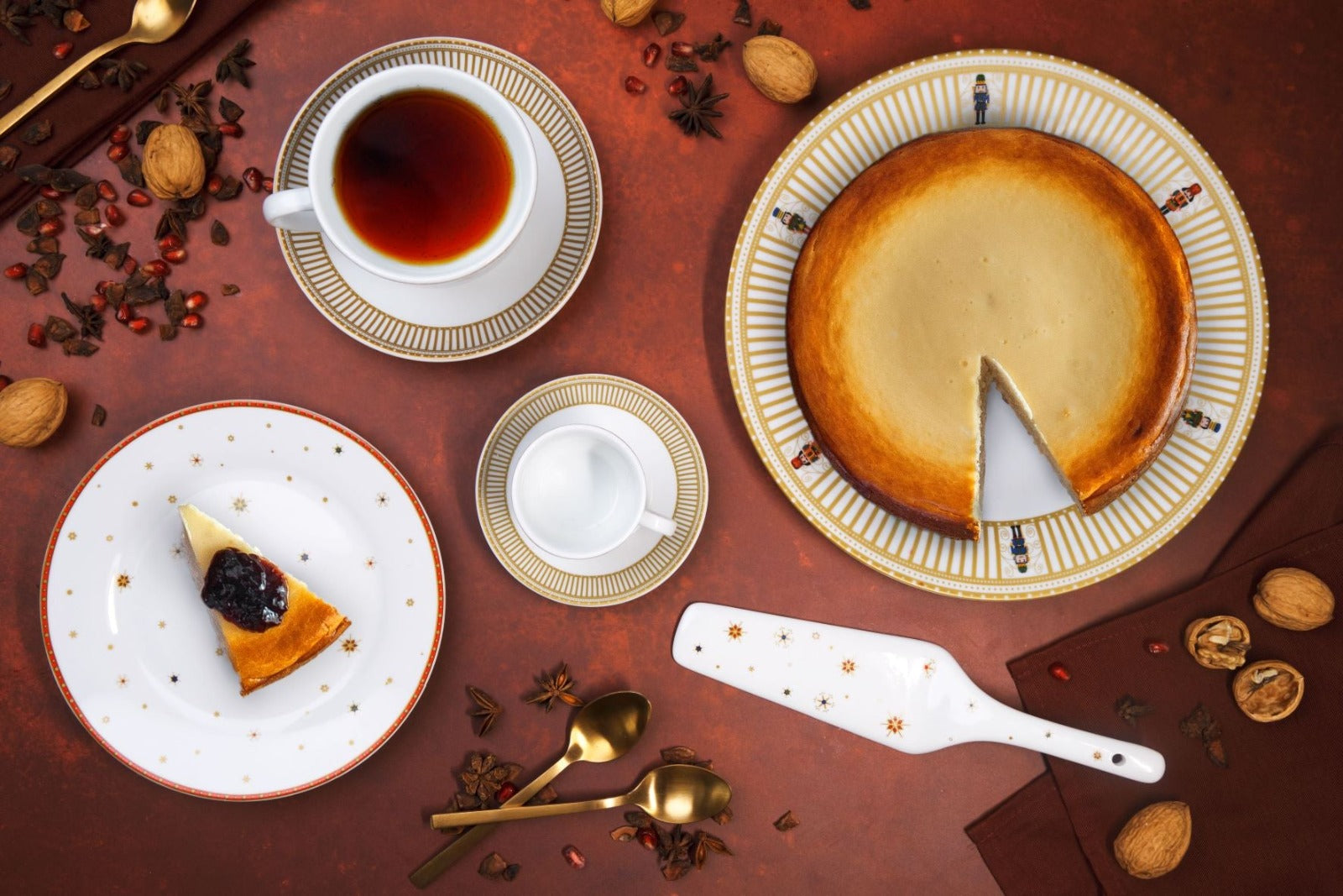 Set colazione  Christmas in gold - 2pz