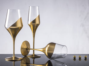 Goblet Water Alloro Gold