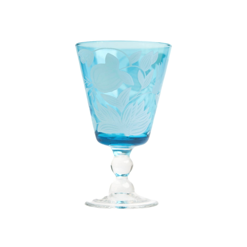 Light blue Lysis wine glass