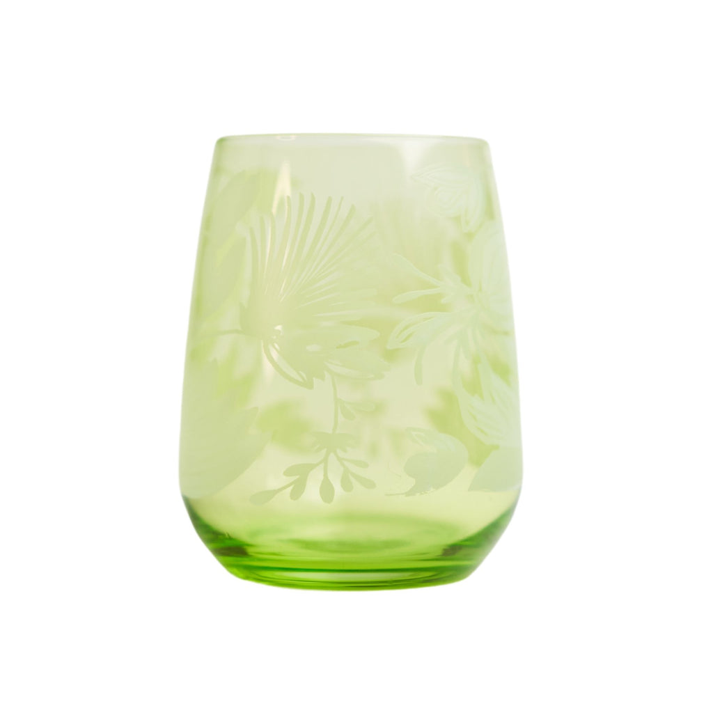 Green Lysis water glass
