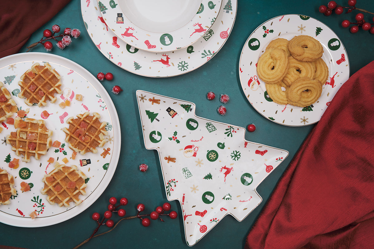 Piatto panettone Fantasia del Natale