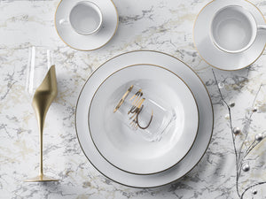 Dinner set Gold Chic 38 pieces - set of 12